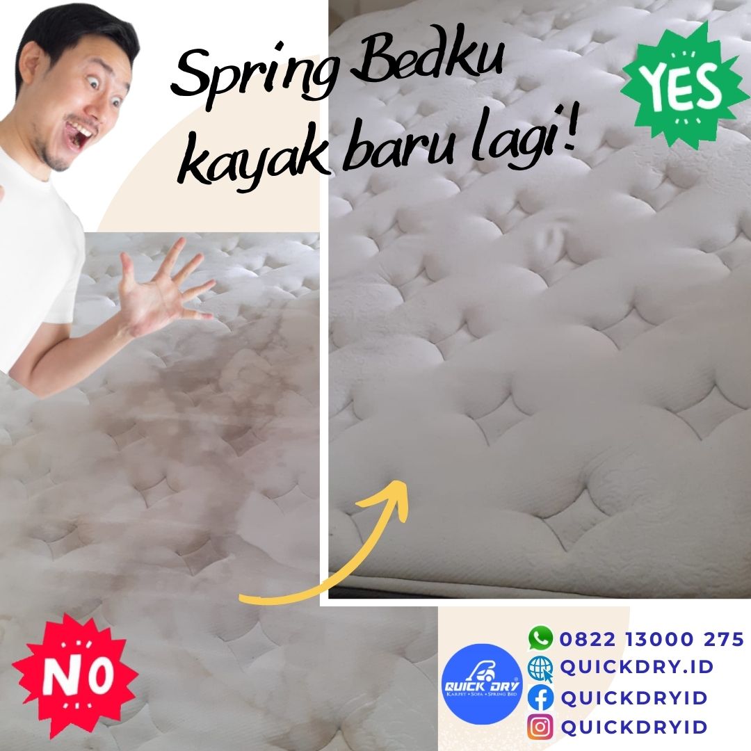 Cuci Spring Bed Cuci Spring Bed – Quick Dry – Pusat Cuci Karpet Sofa Spring Bed & Basmi ...